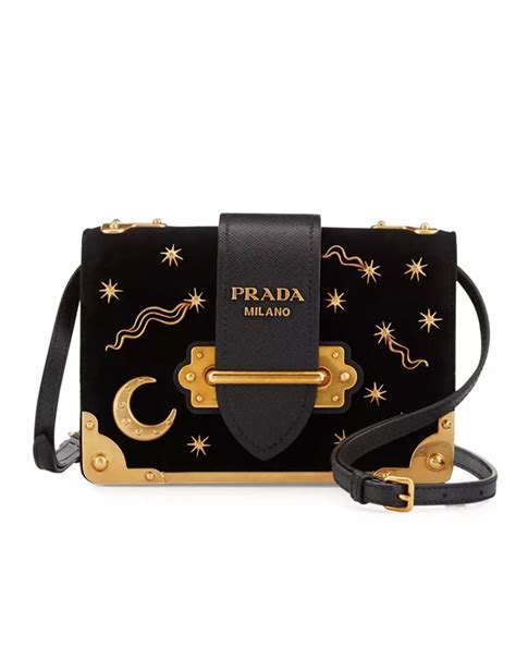 black sparkly prada bag|prada constellation bag.